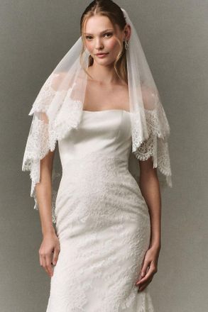 Pronovias x Anthropologie WeddingsLace Fingertip Veil