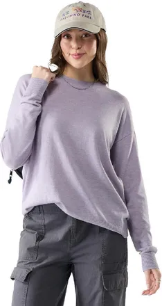 Smartwool Womens Edgewood Crew Sweater Purple XS