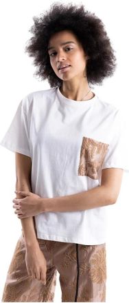 H2O T-shirt met borstzak - Dames - T-shirts - Wit - S - Katoen - Tops