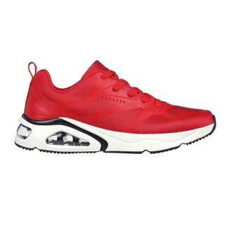 Skechers Heren-sportschoenen met overlay (Rood)
