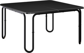 vidaXL Mesa De Centro Negro 79,5 X 79,5 X 45 Cm Madera De Ingenier&iacute;a Vidaxl
