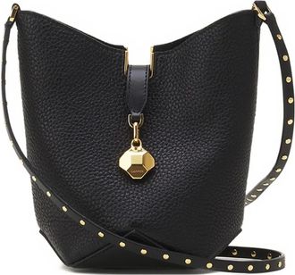 Lanvin Borsa a tracolla in pelle con borchie - Nero