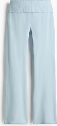 H&M Gestrickte Yogahose - Blue
