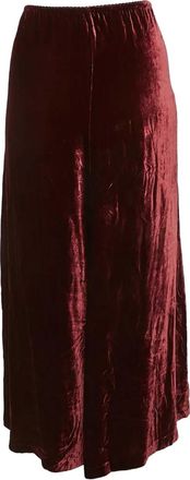 Alexander McQueen Fluwelen midi-rok - Rood