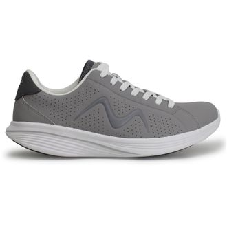 Mbt M800 Synthetic Leather Mens Comfort Trainers - Light Grey - Size:UK 10.5