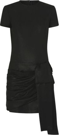 Pinko Womens Kleedjes Clothing Aw 25 - Dames - Korte kleedjes - Zwart - M - Wol - Kleedjes
