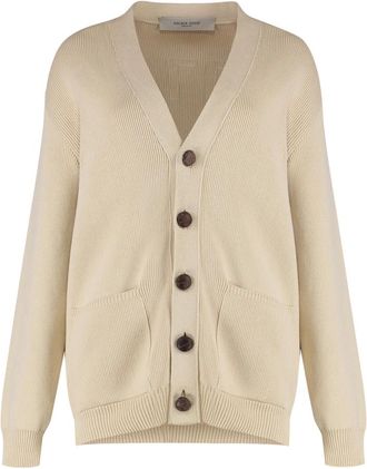 Golden Goose Truien - Dames - Vesten - Beige - M - Truien & Vesten