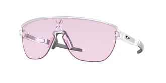 Oakley OO9248A Sunglasses Bundle: OO 9248A 924806 Corridor A Matte Clear Prizm L and Medium Black leash Accessory kit