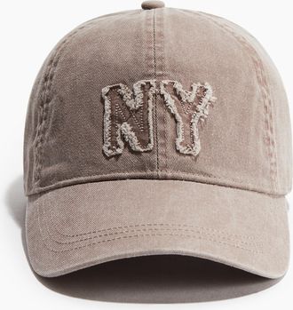 H&M Baumwollcap mit Applikation - Pink