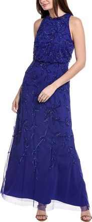 Adrianna Papell Blouson Mermaid Gown