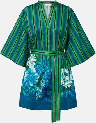 Alemais Al&eacute;mais Abito chemisier Margo in cotone con stampa