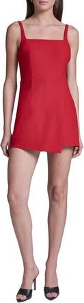 BCBGeneration Square Neck Romper in Rouge Amour at Nordstrom, Size 10