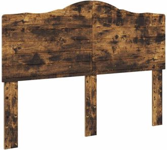 vidaXL Cabecero Roble Ahumado 140 Cm Madera Contrachapada Vidaxl