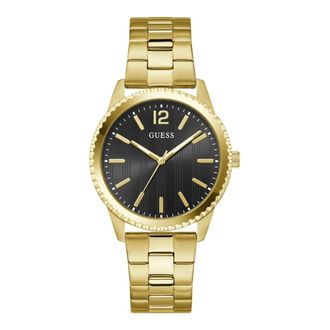 Guess Chip Horloge - Heren - Accessoires - Geel - Maat: ONE Size
