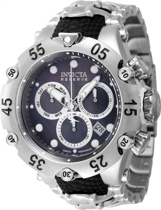 Invicta Reserve Venom Cobra Chronograph Quartz Black Dial Mens Watch 47157
