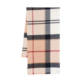Barbour Winter Scarves, female, Multicolor, ONE SIZE, Checked Pattern Stripe Scarf