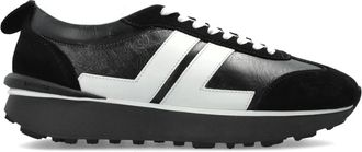 Lanvin Bumpr Sneakers - Heren - Sneakers - Zwart - 45 EU - Leer - Schoenen