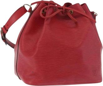 Louis Vuitton Pre-owned Petit No&eacute; Schoudertas - Dames - Vintage Tas - Rood - ONE Size - Leer - Vintage