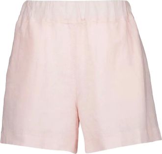 120% Lino Shorts in lino - Rosa