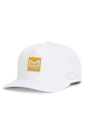 Melin Odysea Hydro Performance Ball Cap in White Gum at Nordstrom, Size Medium