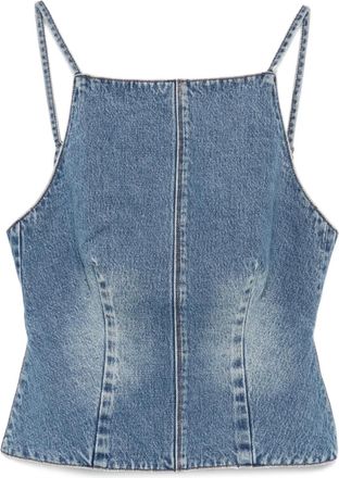 Ksubi Top Apron Relik denim - Blu
