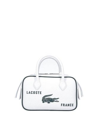 Lacoste Small printed leather bag