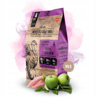 OEM Wiejska Zagroda Pienso Para Cachorros Turqu&iacute;a Manzana Razas Medianas M 9kg