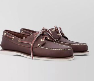 Timberland boat shoes two eyelets rubber sole