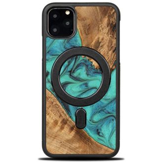 OEM Funda Bewood Unique Para Iphone 11 Pro Max - Turquesa Con Magsafe