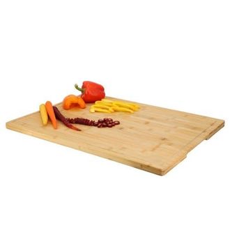 MegaChef 20 x 14 Inch Rectangle Wood Cutting Board in Bamboo at Nordstrom