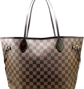 Louis Vuitton Damier Brown Damier Canvas Tote Bag (Pre-Owned)