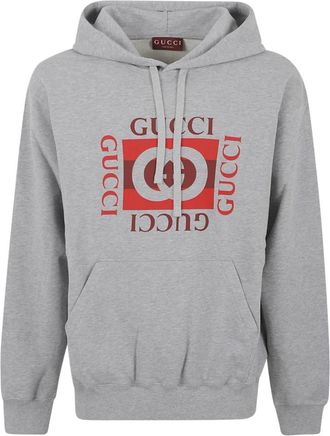 Gucci Hombre, Sudaderas, Gris, Talla: L