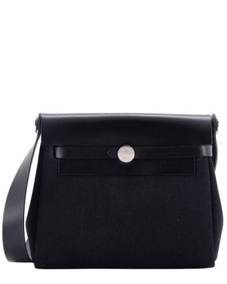Herm&egrave;s Herbag Zip Toile And 20 (Authentic Pre-Loved)