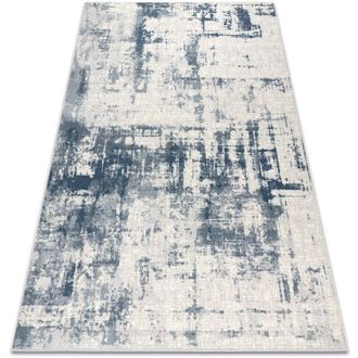 RugsX Alfombra De Lana Nain Vintage 7005/51955 Beige / Azul Oscuro Blue 80x150 Cm