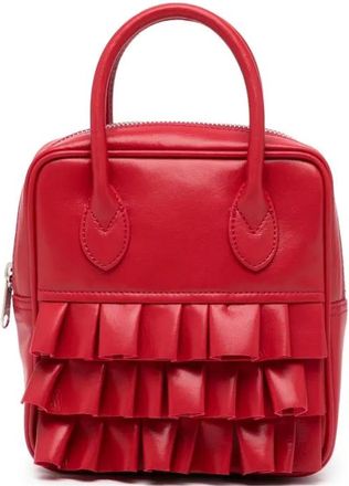 Comme Des Gar&ccedil;ons Shopper met ruches - Rood