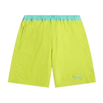 Awake NY Badmode, Heren, Groen, L, Polyester, Classic Logo Zwemshort