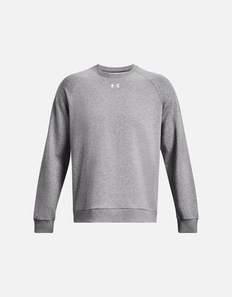 Under Armour Unisex Adult Rival Fleece Crew Neck Sweatshirt - Grey - Size: 18/20/44