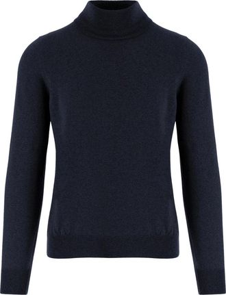 Tagliatore Wool Turtle-neck Sweater - Heren - Coltruien - Blauw - M - Wol - Truien & Vesten