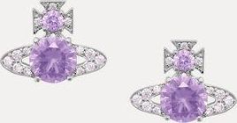 Vivienne Westwood Ismene Earrings Platinum-lavender-light-lavender-cz Platinum-lavender-light-lavender-cz Women