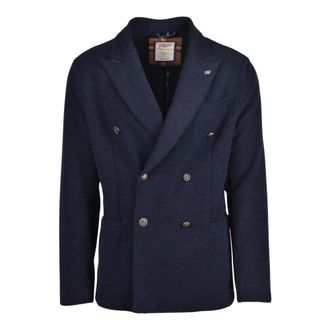 Bob Dubbele-breasted Blazer - Heren - Jassen - Blauw - Maat: XL Wol