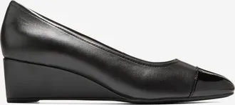 Cole Haan Womens Go-To Malta Wedges - Black Size 10.5
