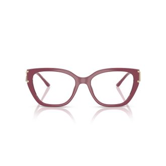 Michael Kors 0mk4140u Bold Cat-Eye Eyeglasses with Gold Metal Temples