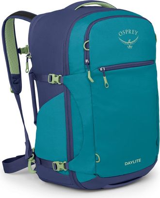 Osprey Daylite 44-Liter Travel Carry-On Backpack in Blue Spikemoss/Alkaline at Nordstrom