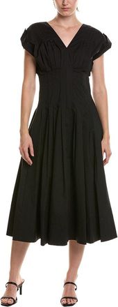 Anne Klein Petite Waist Pleat Midi Dress