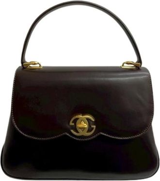 Gucci Pre-owned Handbags, female, Brown, Size: ONE SIZE Pre-owned Vintage Handbag