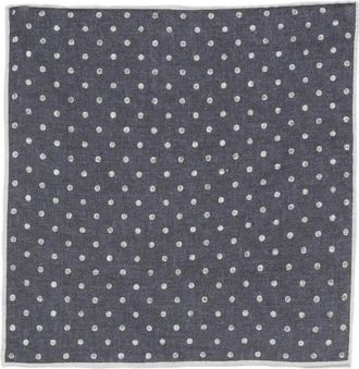 Eleventy Pochet met stippen - Blauw