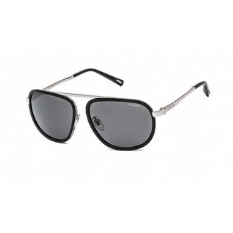 Chopard Mens Silver Tone Aviator Sunglasses SCHC31