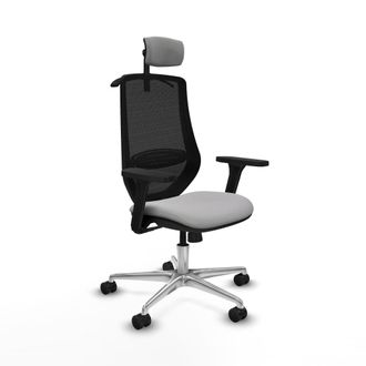 Piqueras y Crespo Piqueras Y Crespo Silla De Oficina Ergon&oacute;mica Gris Claro