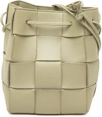 Bottega Veneta Pre-owned Bottega Veneta Small Nappa Maxi Intrecciato Cassette Bucket Bag Unisex WONPHLIPKKRSAA5G