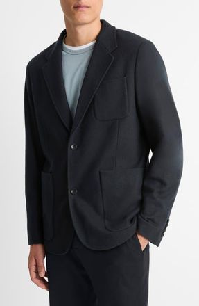 Vince Wool Blend Sport Coat in Coastal Blue at Nordstrom, Size X-Small
